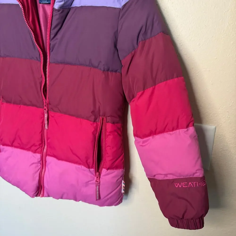 Weatherproof Garment Company Purple Pink Puffy Jacket XL 10/12